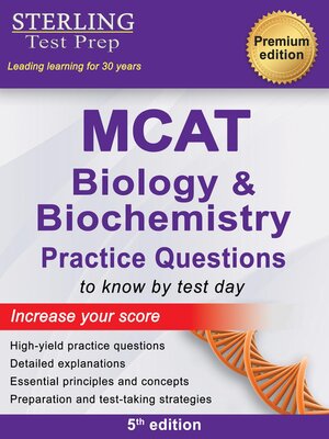 cover image of MCAT Biology & Biochemistry Practice Questions
